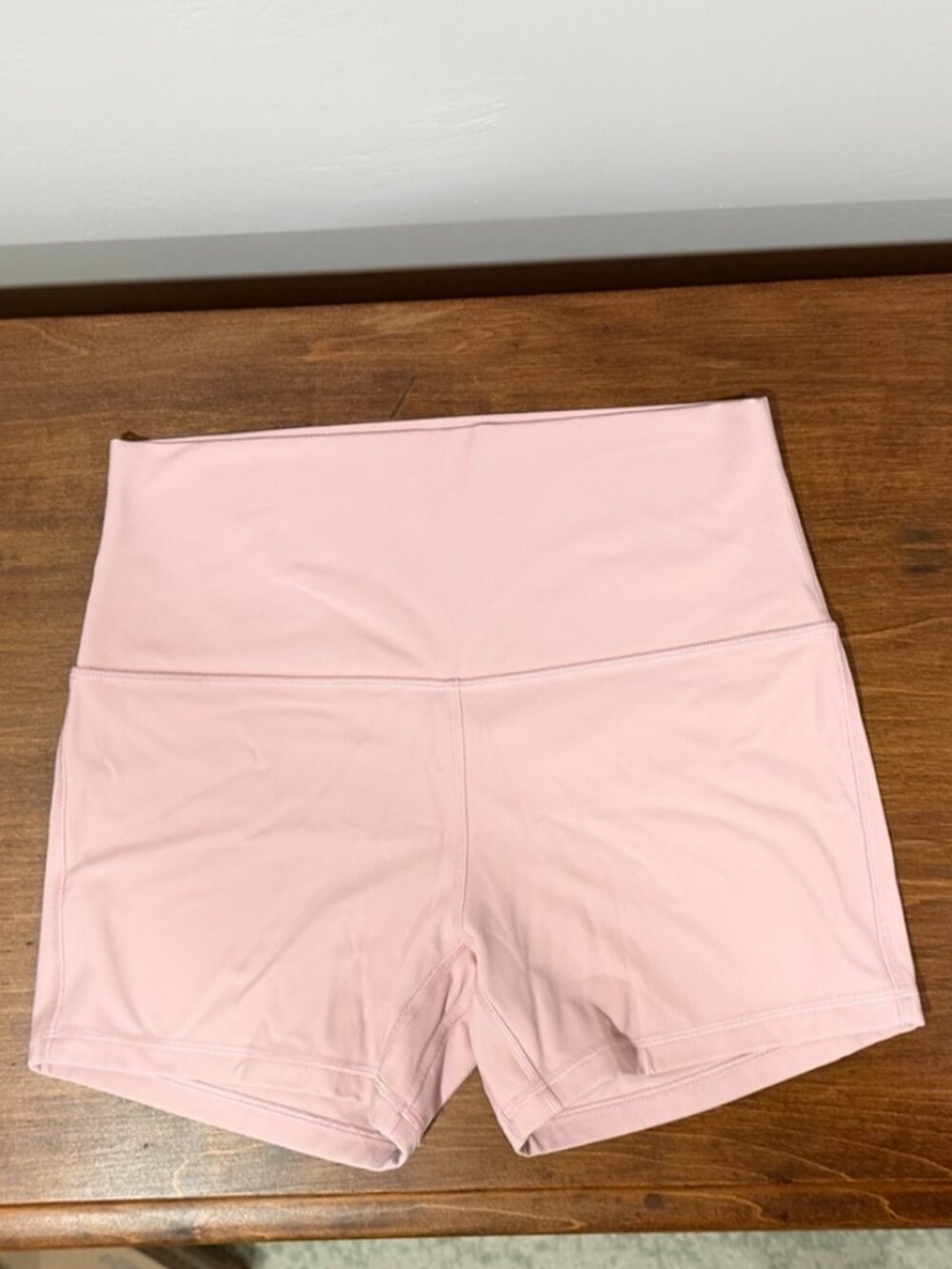 Lululemon Align High-Rise Bike Short 4" Pink Haze, SZ 8 NWT Sought After Color